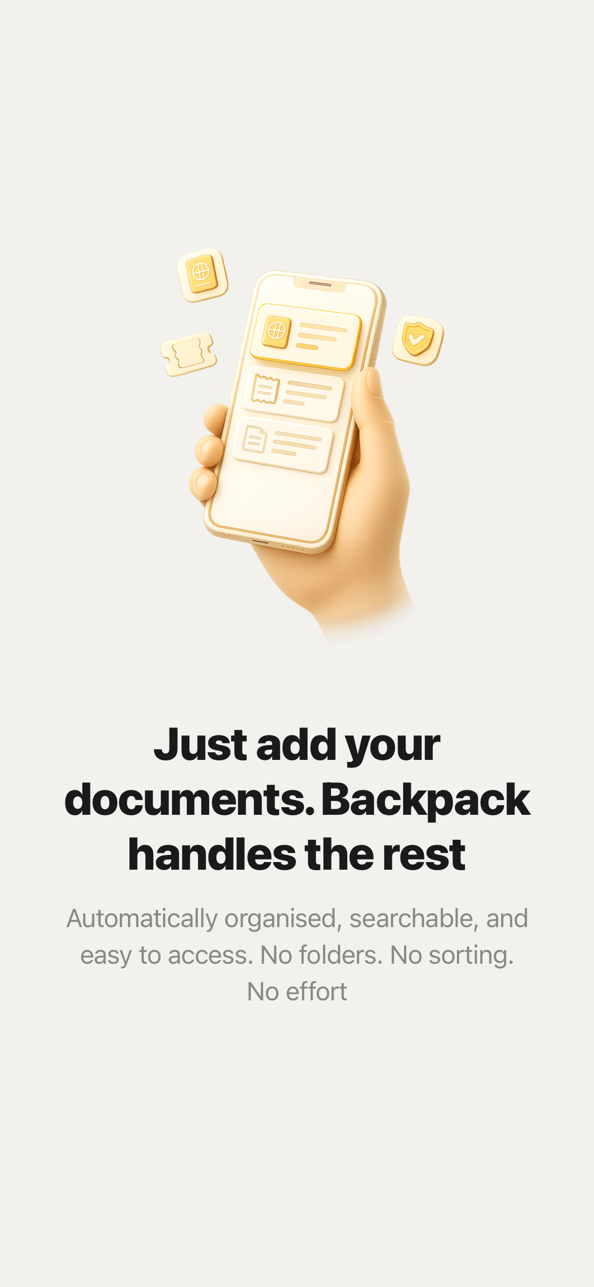 Automatic document organisation